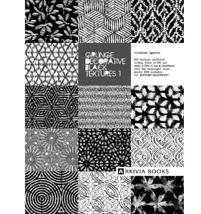 GRUNGE DECORATIVE BLACK TEXTURES VOL. 1 (INCLUYE DVD)